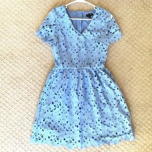 Periwinkle mini dress